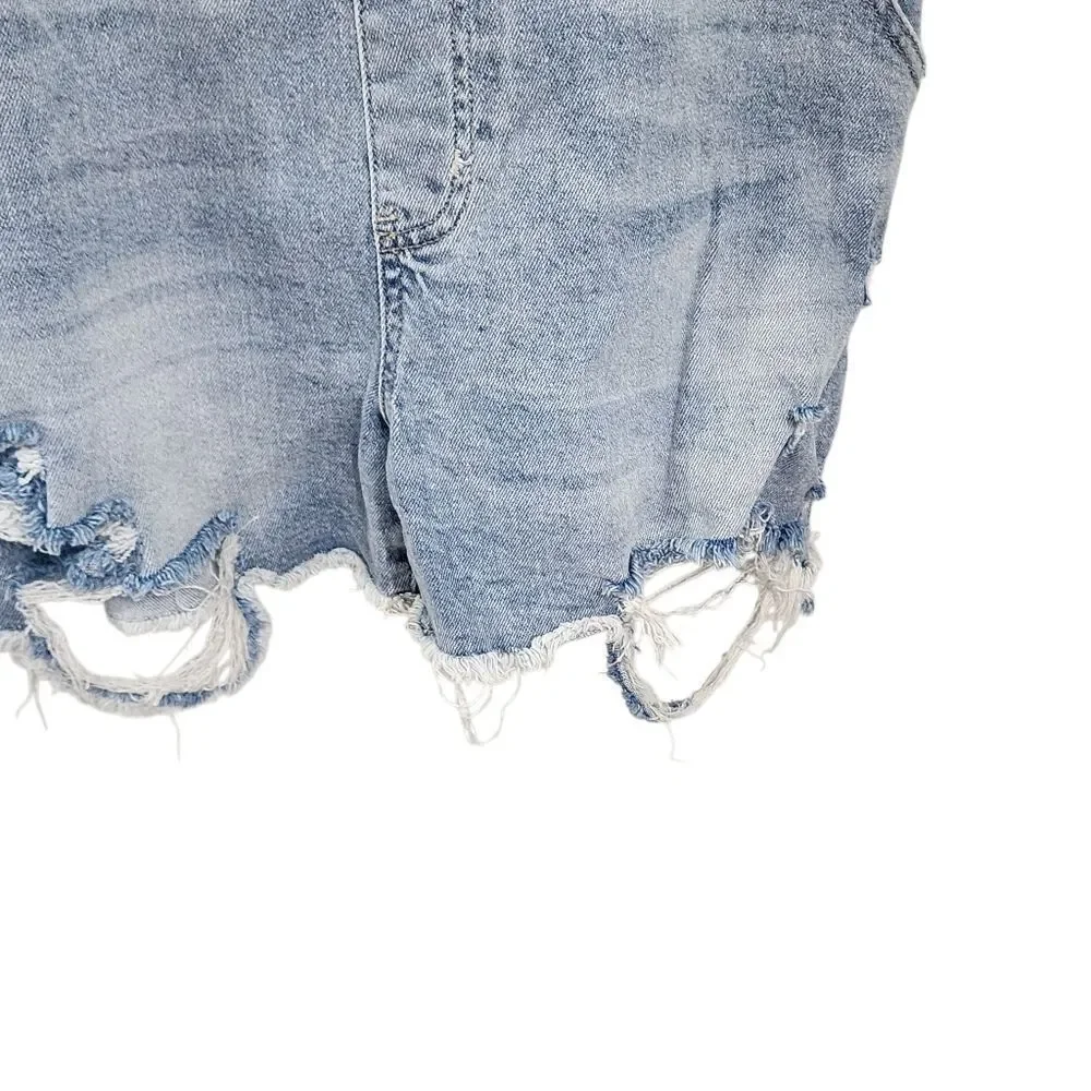 CP Jeans Denim Shortalls Shorts L Lightwash